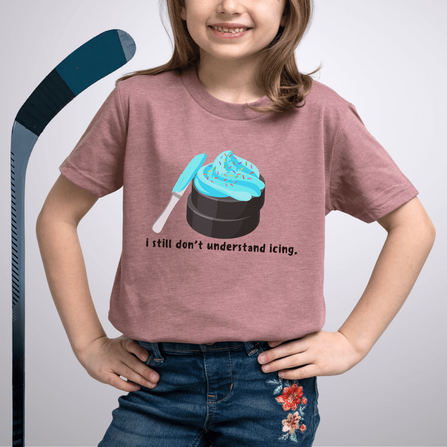 Youth What is Icing T-Shirt Heather Mauve / S Kids clothes